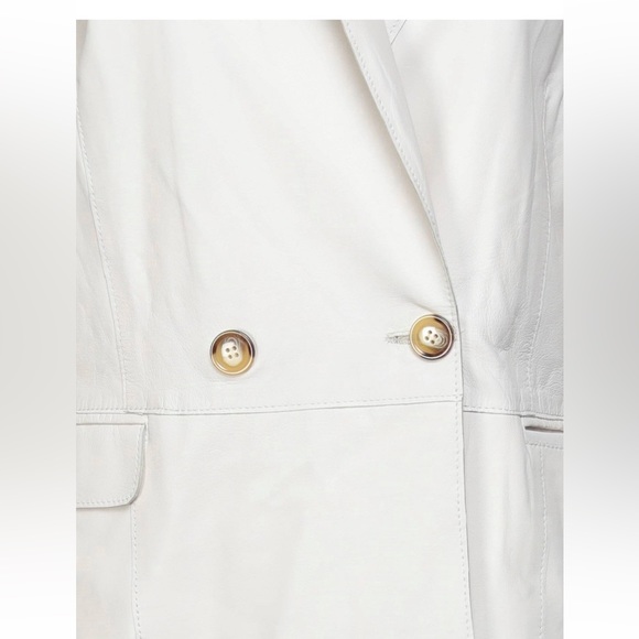 $200 NWT BULLY LEATHER OVERCOAT 100% lambskin SZ8 - Picture 4 of 4